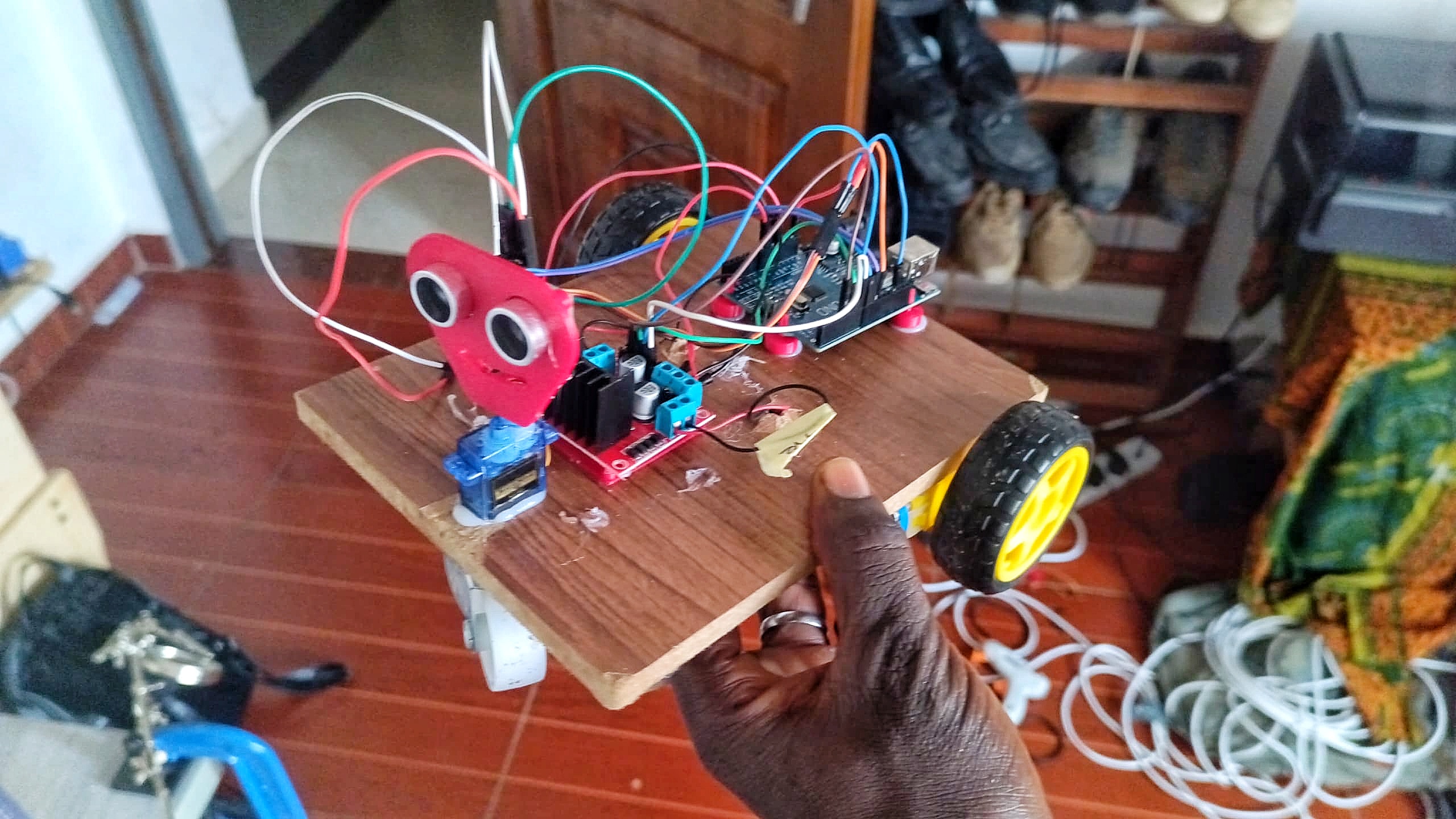 Built robo car